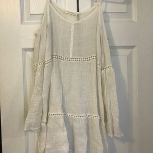 Creme boho tank